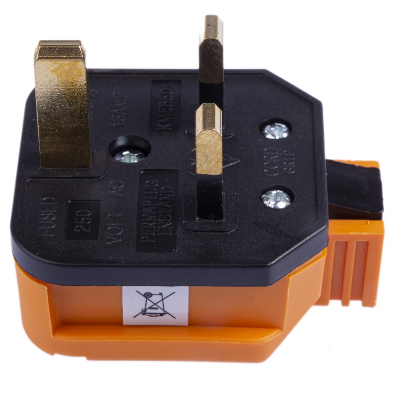 5 pcs - Planet-Wattohm UK Mains Plug, 13A, Cable Mount, 250 V ac