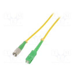10 pcs : 54304 - Fiber patch cord, FC/APC,SC/APC, 15m, Optical fiber: 9/125um