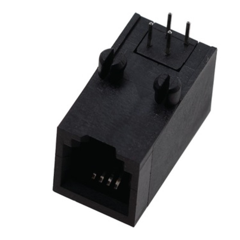 10 pcs - SS-6444-NF Bel-Stewart SS-64 Series Female RJ22 Connector, Through Hole