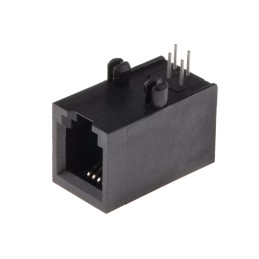 10 pcs - SS-6444-NF Bel-Stewart SS-64 Series Female RJ22 Connector, Through Hole