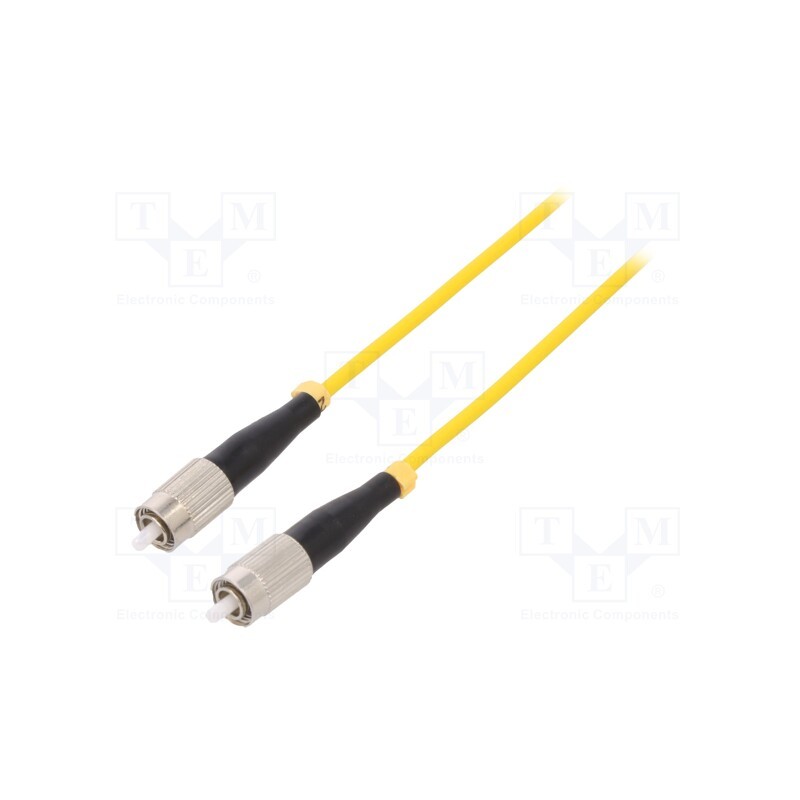 10 pcs : 54306 - Fiber patch cord, FC/UPC,both sides, 1m, Optical fiber: 9/125um