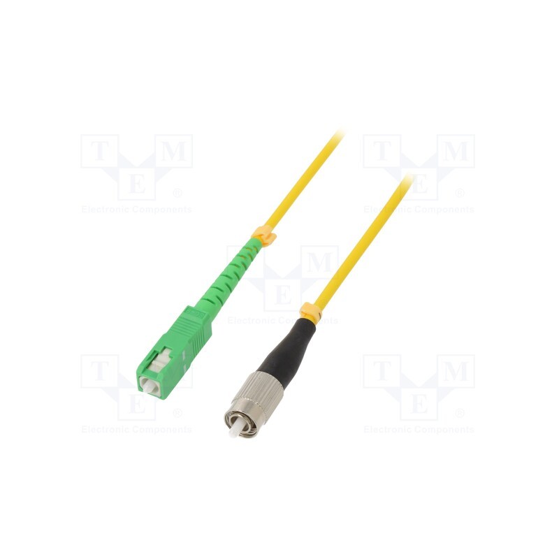 10 pcs : 54311 - Fiber patch cord, FC/UPC,SC/APC, 5m, Optical fiber: 9/125um, LSZH