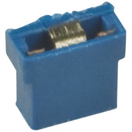 50 pcs - M22-1910005 HARWIN Jumper Female Straight Blue Open Top 2 Way 1 Row 2mm Pitch