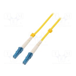 10 pcs : 54326 - Fiber patch cord, LC/UPC,both sides, 3m, Optical fiber: 9/125um