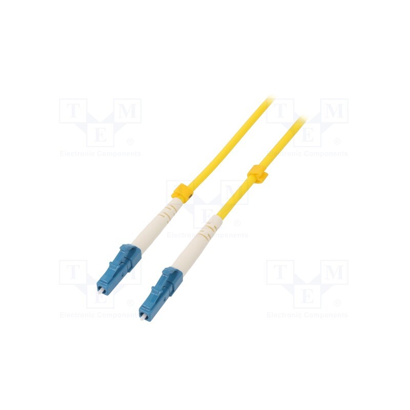 10 pcs : 54326 - Fiber patch cord, LC/UPC,both sides, 3m, Optical fiber: 9/125um