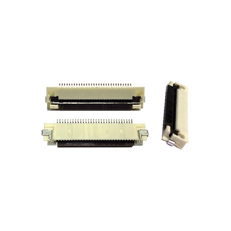 50 pcs - 52892-1633 Molex, Easy-On 0.5mm Pitch 16 Way Right Angle FPC Connector, ZIF Bottom Contact