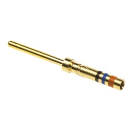 1 pcs - TE Connectivity, AMPLIMITE 90 Series Series, size 22 Male Crimp D-sub Connector Contact, Gold over Nickel Signal, 28