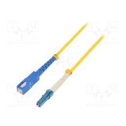 10 pcs : 54337 - Fiber patch cord, LC/UPC,SC/UPC, 0.5m, Optical fiber: 9/125um