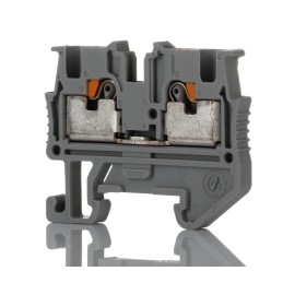 20 pcs - 3248100 Phoenix Contact MPT 1.5/S Series Grey Feed Through Terminal Block, 1.5mm², Single-Level, Push In Termination