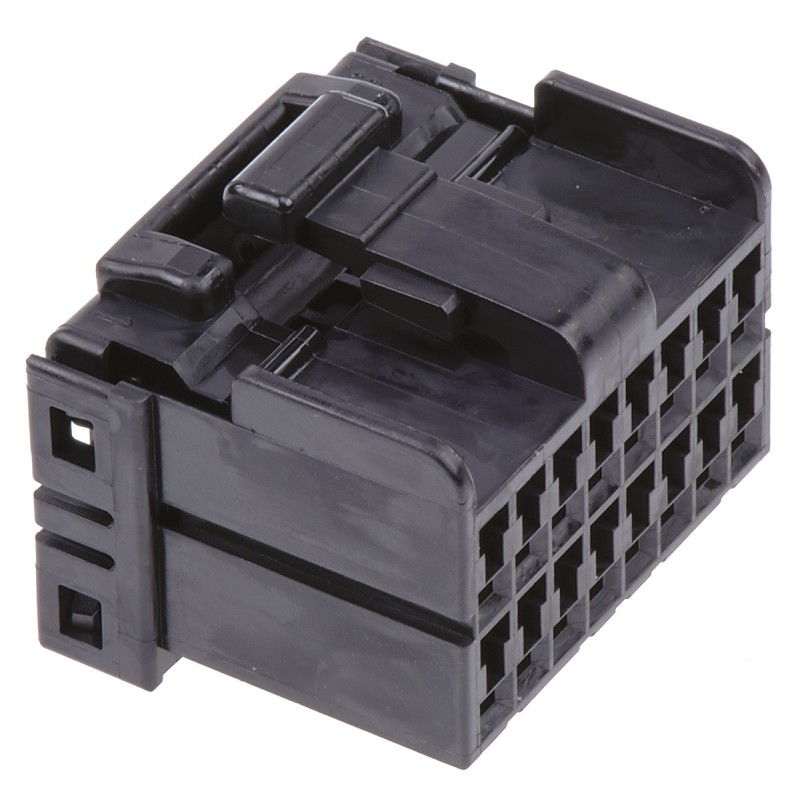 10 pcs - 174046-2 TE Connectivity, MULTILOCK 040 Male Connector Housing, 2.5mm Pitch, 16 Way, 2 Row