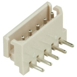 50 pcs - 1886621 Molex SPOX Series Right Angle Through Hole PCB Header, 6 Contact(s), 2.5mm Pitch, 1 Row(s), Shrouded