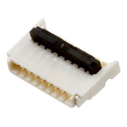 20 pcs - 503480-0800 Molex, Easy On, 503480 0.5mm Pitch 8 Way Right Angle Male FPC Connector, Top and Bottom Contact