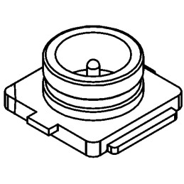 20 pcs - 73412-0114 Molex, jack Surface Mount MCX Connector, Solder Termination, Straight Body