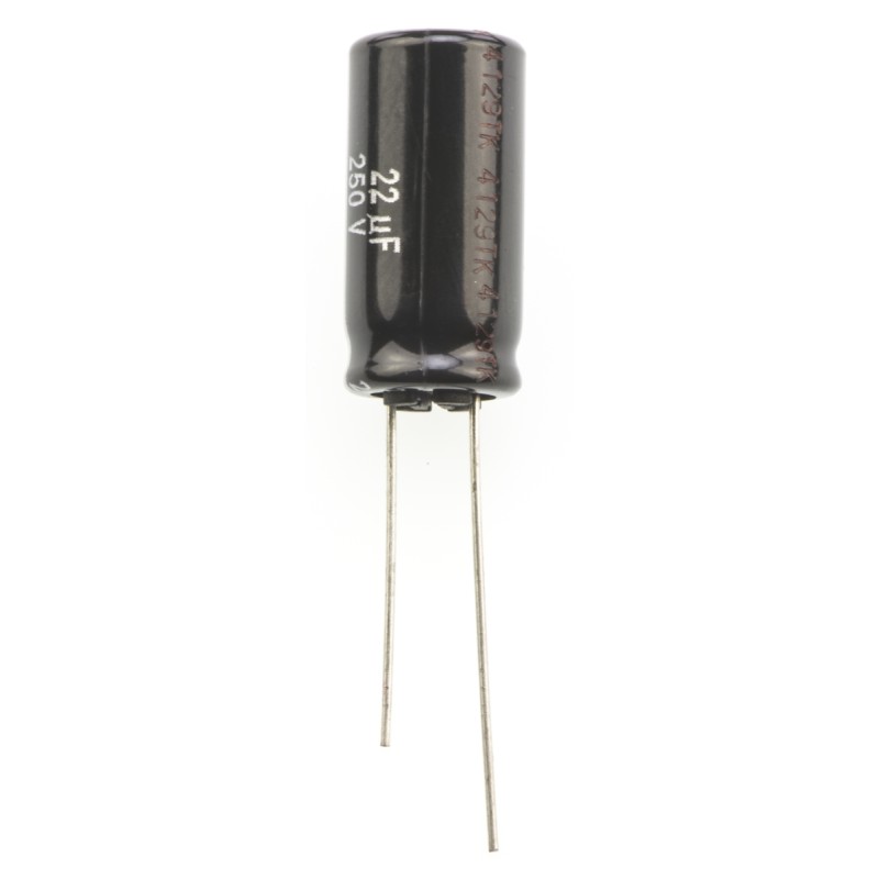 20 pcs - EEUED2E220 Panasonic 22μF Aluminium Electrolytic Capacitor 250V dc, Radial, Through Hole - EEUED2E220