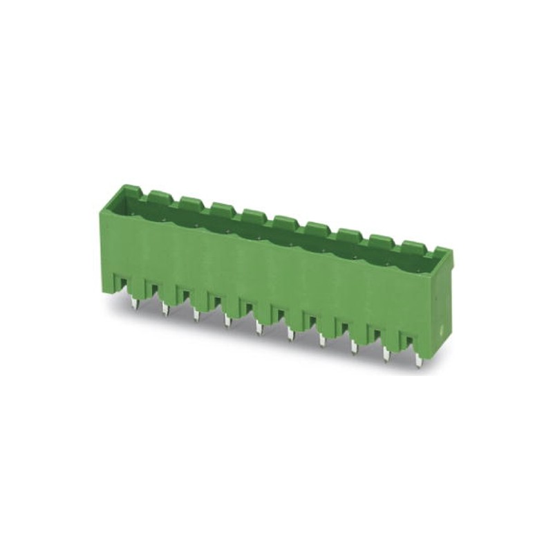 10 pcs - 1755529 Phoenix Contact 5.0mm Pitch 3 Way Pluggable Terminal Block, Header, Solder Termination