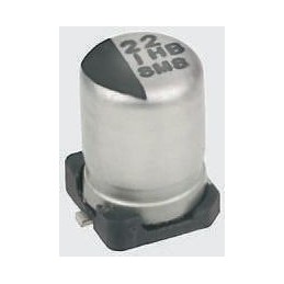 50 pcs - EEEHB1E4R7R Panasonic 4.7μF Aluminium Electrolytic Capacitor 25V dc, Surface Mount - EEEHB1E4R7R