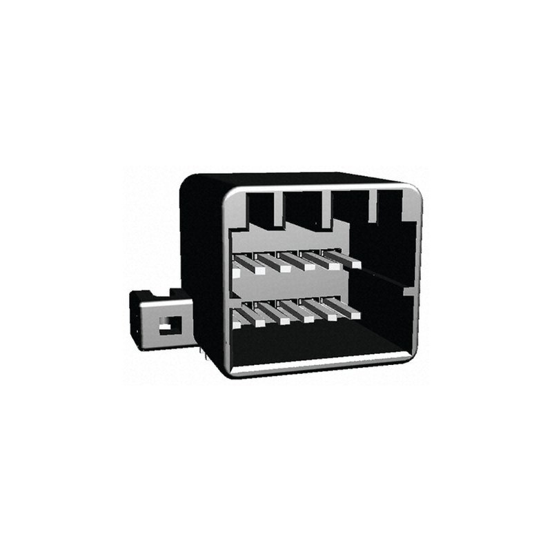 10 pcs - 175974-2 TE Connectivity MULTILOCK 040 II Series Right Angle Through Hole Mount PCB Socket, 12-Contact, 2-Row, 2.5mm Pi