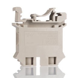 20 pcs - RS PRO Beige DIN Rail Terminal Block, 2.5mm², Screw Termination