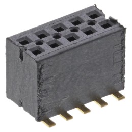 10 pcs - FLE-105-01-G-DV Samtec FLE Series Straight Surface Mount PCB Socket, 10-Contact, 2-Row, 1.27mm Pitch, SMT Termination