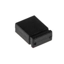 50 pcs - RS PRO Shorting Link Female Straight Black Closed Top 2 Way 1 Row 2.54mm Pitch