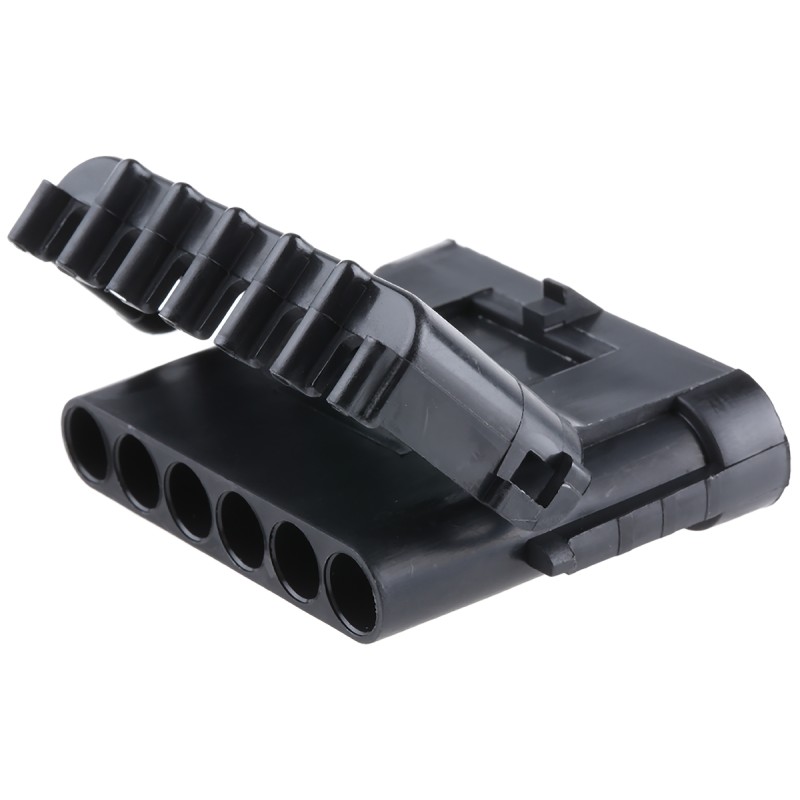 10 pcs - 12010975 Delphi, Weather-Pack Automotive Connector Plug 6 Way