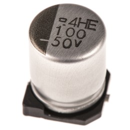 20 pcs - EMVE500ARA101MHA0G Nippon Chemi-Con 100μF Aluminium Electrolytic Capacitor 50V dc, Surface Mount - EMVE500ARA101MHA0G