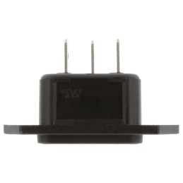 10 pcs - 6100.33 Schurter C14 Panel Mount IEC Connector Male, 10A, 250 V