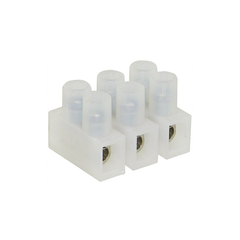 10 pcs - 1776293-3 TE Connectivity Terminal Strip, 3-Way, 30A, 26 - 12 AWG Wire, Screw Termination