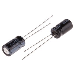 200 pcs - RS PRO 4.7μF Aluminium Electrolytic Capacitor 160V dc, Radial, Through Hole