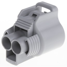 10 pcs - 6-176146-6 TE Connectivity, .187 Series Automotive Connector Plug 2 Way