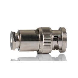 10 pcs - RS PRO, Plug Cable Mount BNC Connector, 50Ω, Clamp Termination, Straight Body