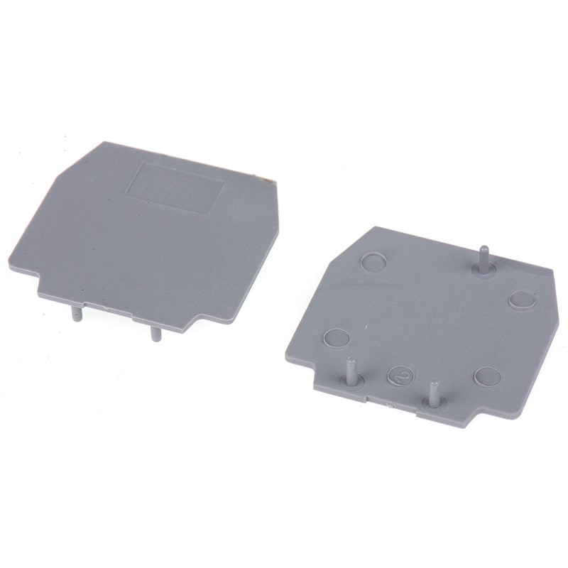 100 pcs - 1SNA117600R0300 Entrelec FEDR Series End Cover for Use with DIN Rail Terminal Blocks