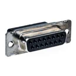 10 pcs - 205205-2 TE Connectivity Amplimite HDP-20 15 Way Cable Mount D-sub Connector Socket