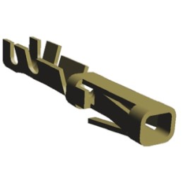 50 pcs - 280530-4 TE Connectivity AMPMODU MOD II Series Female Crimp Terminal, 26AWG Min, 22AWG Max