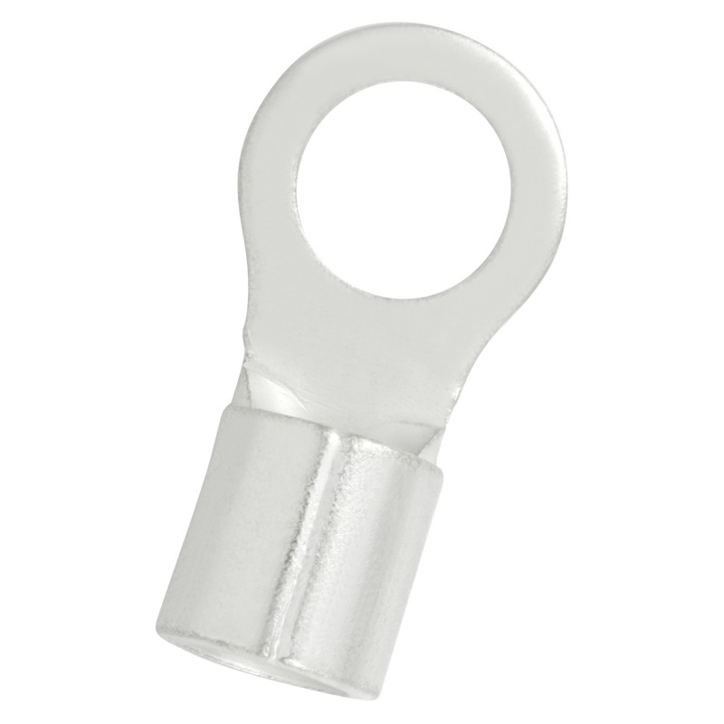 20 pcs - RS PRO Uninsulated Ring Terminal, 10.5mm Stud Size to 22mm² Wire Size