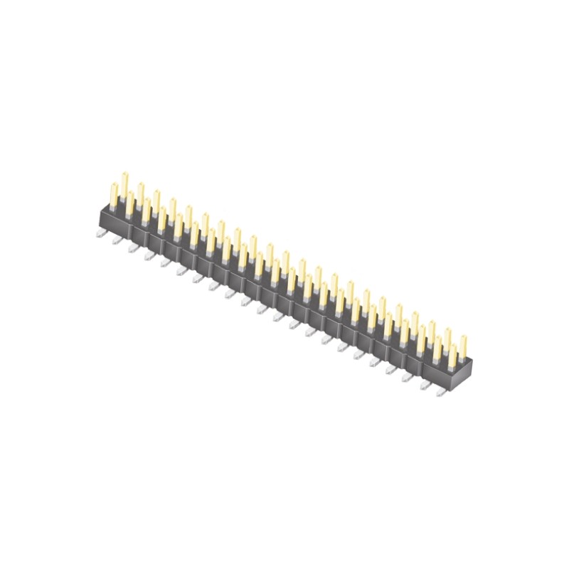 10 pcs - TSM-122-01-L-DV Samtec TSM Series Straight Surface Mount Pin Header, 44 Contact(s), 2.54mm Pitch, 2 Row(s), Unshrouded