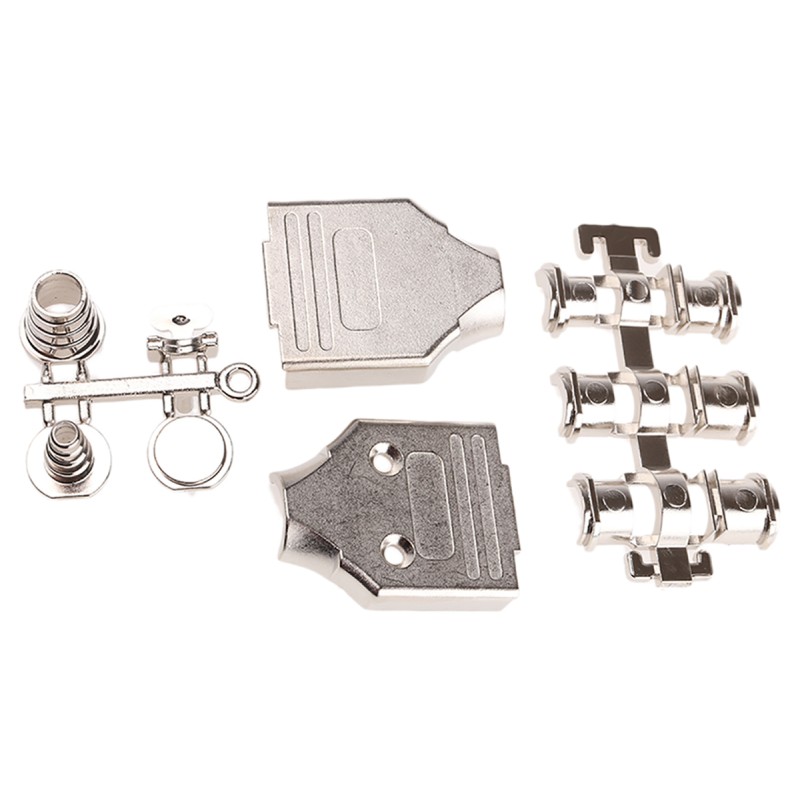 1 pcs - MH Connectors MHEE Series Zinc D Sub Backshell, 9 Way, Strain Relief