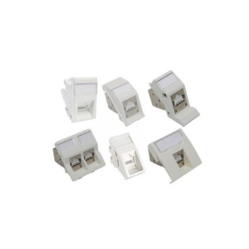 10 pcs - 183480004 Molex Premise Networks Cat5e, Cat6a MOD-SNAP III Module,With UTP Shield Type