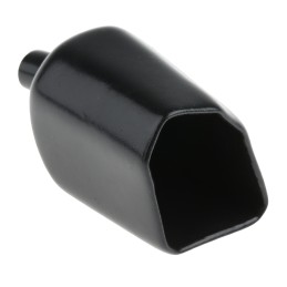 5 pcs - Bulgin Black PVC Insulation Boot for use with PF Range