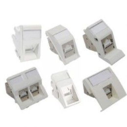 10 pcs - 181240031 Molex Premise Networks Female Ethernet Connector, Clip Mount, Cat5e, Cat6a