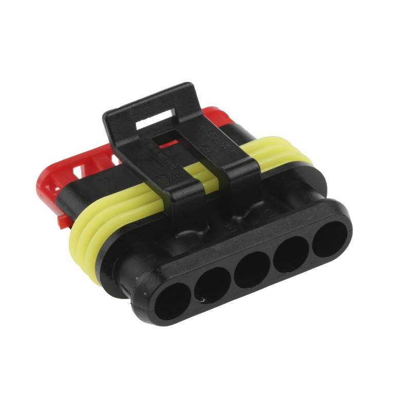 20 pcs - 282089-1 TE Connectivity, AMP Superseal 1.5 Automotive Connector Socket 5 Way