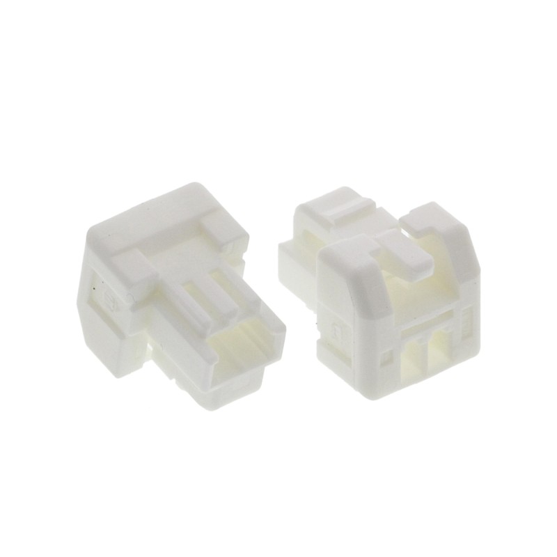 10 pcs - Molex, CLIK-Mate Male Connector Housing, 1.25mm Pitch, 2 Way, 1 Row