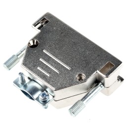 1 pcs - MH Connectors MHED Series ABS D Sub Backshell, 25 Way, Strain Relief