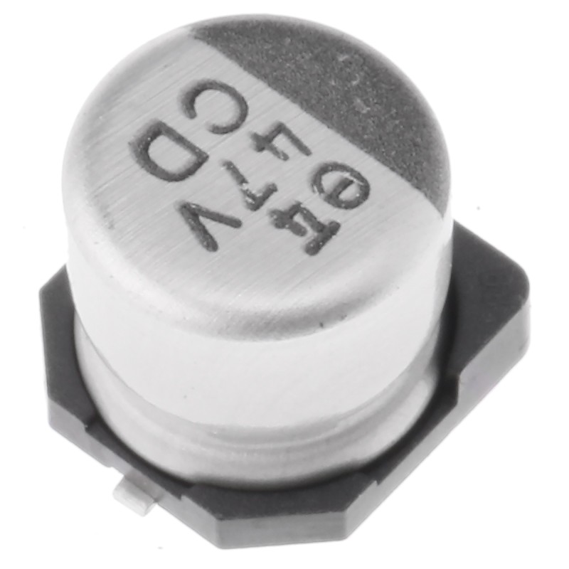 50 pcs - UCD1V470MCL1GS Nichicon 47μF Aluminium Electrolytic Capacitor 35V dc, Surface Mount - UCD1V470MCL1GS