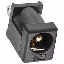 5 pcs - Wurth Elektronik, WR-DC DC Socket Rated At 3.0A, 20.0 V, Panel Mount, length 9.0mm, Gold, Tin