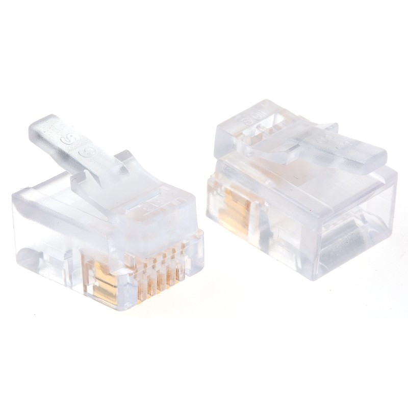50 pcs - 940-SP-3066 Bel-Stewart 940-SP Series Male RJ25 Connector, Cable Mount