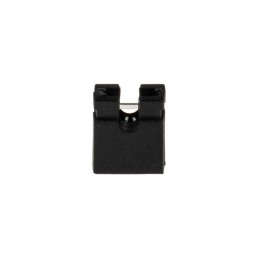 50 pcs - RS PRO Shorting Link Female Straight Black Open Top 2 Way 1 Row 2.54mm Pitch