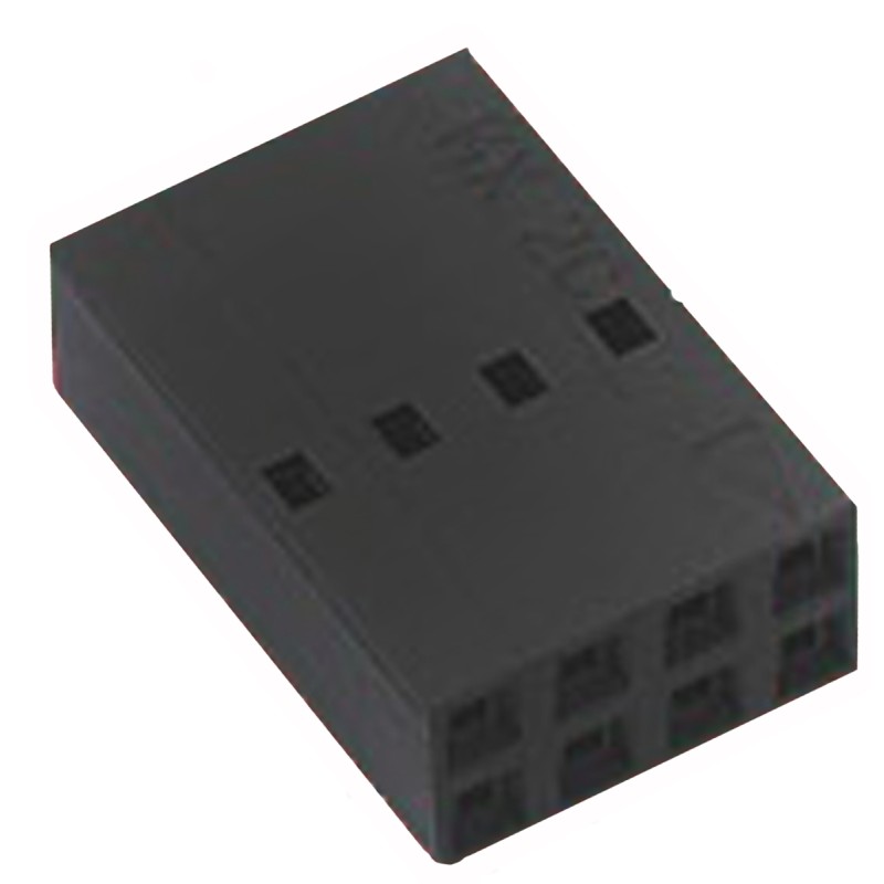 10 pcs - 22-55-2081 Molex, SL Female Connector Housing, 2.54mm Pitch, 8 Way, 2 Row