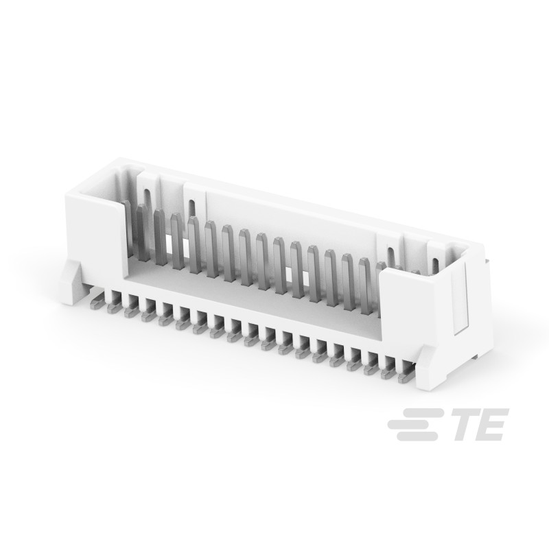 10 pcs - 1-2355091-9 TE Connectivity MICRO CT Series Straight Board Mount PCB Header, 19 Contact(s), 1.2mm Pitch, 1 Row(s)