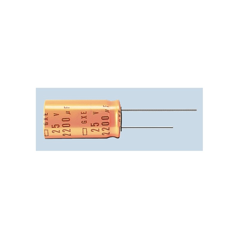 20 pcs - EGXE250ELL331MJ16S Nippon Chemi-Con 330μF Electrolytic Capacitor 25V dc, Through Hole - EGXE250ELL331MJ16S